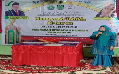 Munaqasah Tahfiz Al-Quran MIN 4 Kota Padang: Uji Hafalan Al-Quran Siswa